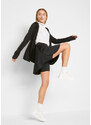 bonprix Sportovní sukně s integrovanými krátkými legínami, rychleschnoucí Černá