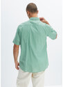 bonprix Lehká košile s krátkým rukávem Zelená