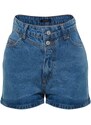 Trendyol Blue Denim Shorts & Bermuda