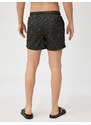 Koton Swim Shorts Lace Waist Geometric Printed