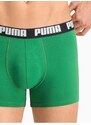 Sada dvou pánských boxerek v černé a zelené barvě Puma - Pánské