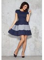 Infinite You Woman's Dress M038 Navy Blue