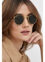 Sluneční brýle Ray-Ban NEW ROUND zlatá barva, 0RB3637