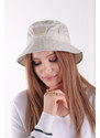 Tommy Hilfiger Béžový klobouk Tonal Logo Bucket Hat