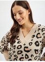 Orsay Béžový dámský vzorovaný svetr - Dámské