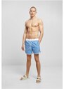 Pánské koupací kraťasy Urban Classics Retro Swimshorts - white/horizonblue