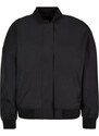 URBAN CLASSICS Ladies Recycled Oversized Light Bomber Jacket - black