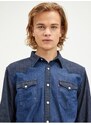 Levi's Tmavě modrá pánská džínová košile Levi's Barstow Western Standard - Pánské