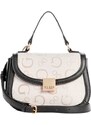 GUESS dámská kabelka, crossbody Gammill Logo mléčná