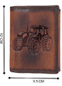 Lozano Luxusní kožená peněženka Traktor 933