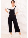 armonika Women's Black Gardener Jumpsuit