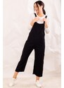 armonika Women's Black Gardener Jumpsuit