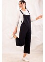 armonika Women's Black Gardener Jumpsuit