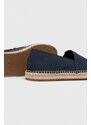 Espadrilky Calvin Klein ESPADRILLE CV tmavomodrá barva, HM0HM00539