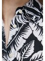 Plátěná košile Lauren Ralph Lauren černá barva, regular, s klasickým límcem