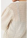 Dámský kardigan GARCIA ladies cardigan 912 almond