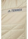 Sportovní bunda adidas TERREX Multi Hybrid béžová barva