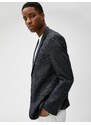 Koton Blazer Jacket with Pocket Detail and Buttons in a Slim Fit