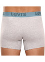 3PACK pánské boxerky Levis šedé (905045001 015)