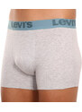 3PACK pánské boxerky Levis šedé (905045001 015)