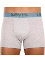 3PACK pánské boxerky Levis šedé (905045001 015)