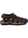 XTI Pánské sandály Brown Leather Combined 141438 Velikost: 41