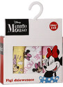 3PACK dívčí kalhotky E plus M Minnie vícebarevné