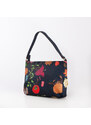 Oilily Winter Bouquet M Flat Shoulder Bag květovaná kabelka 28 cm