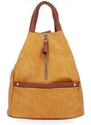Dámská kabelka batůžek Herisson žlutá 1552L2045