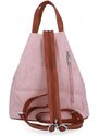 Dámská kabelka batůžek Herisson pudrová růžová 1502H308