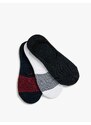 Koton Striped Sneaker Socks Set of 3