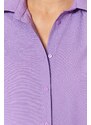 Trendyol Purple Oversize/Wide Fit Woven Shirt