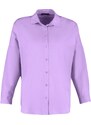 Trendyol Purple Oversize/Wide Fit Woven Shirt