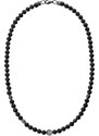 Manoki Korálkový náhrdelník Domenico - 6 mm Onyx