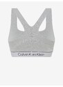 Světle šedá dámská sportovní podprsenka Calvin Klein Underwear - Dámské