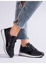 GOODIN Shelvt Women's Leather Sports Shoes Black