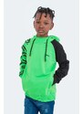 Slazenger Draven Kids Unisex Sweatshirt Green Gray