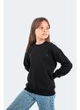 Slazenger Dna Unisex Kids Sweatshirt Black