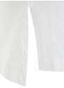 Trendyol Curve White More Sustainable Back Low-cut Padded Knitted T-Shirt