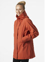 Dámský kabát HELLY HANSEN W VICTORIA MID LENGTH RAINCOAT 179 TERRACOTTA