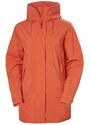 Dámský kabát HELLY HANSEN W VICTORIA MID LENGTH RAINCOAT 179 TERRACOTTA