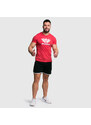 Pánské sportovní tričko Iron Aesthetics Fitsy, červené
