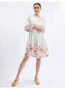 Orsay Růžovo-krémové dámské květované šaty - Dámské