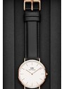 Hodinky Daniel Wellington Classic 40 Sheffield RG černá barva