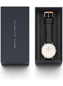 Hodinky Daniel Wellington Classic 40 Sheffield RG černá barva