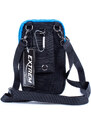 Bag Street Mini taška přes rameno nebo na opasek černá/modrá 4247
