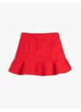 Koton 3skg70039aw Girl's Skirt Red