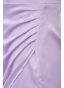 Šaty Hollister Co. fialová barva, mini