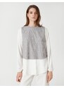 Koton Knitwear Sweater Detailed Shirt Long Sleeved