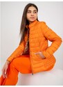 Dámská oranžová bunda